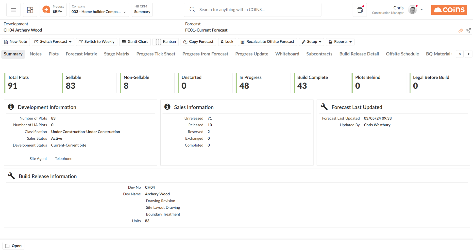 screenshot of Access Coins